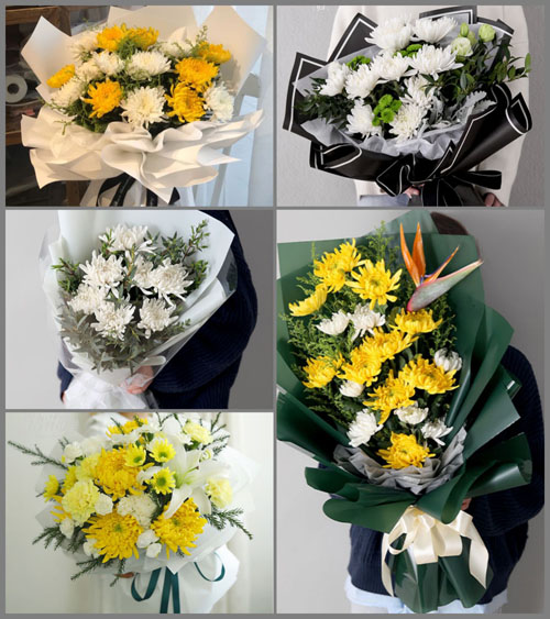 上海奉贤区四团镇团南村白事花束代送